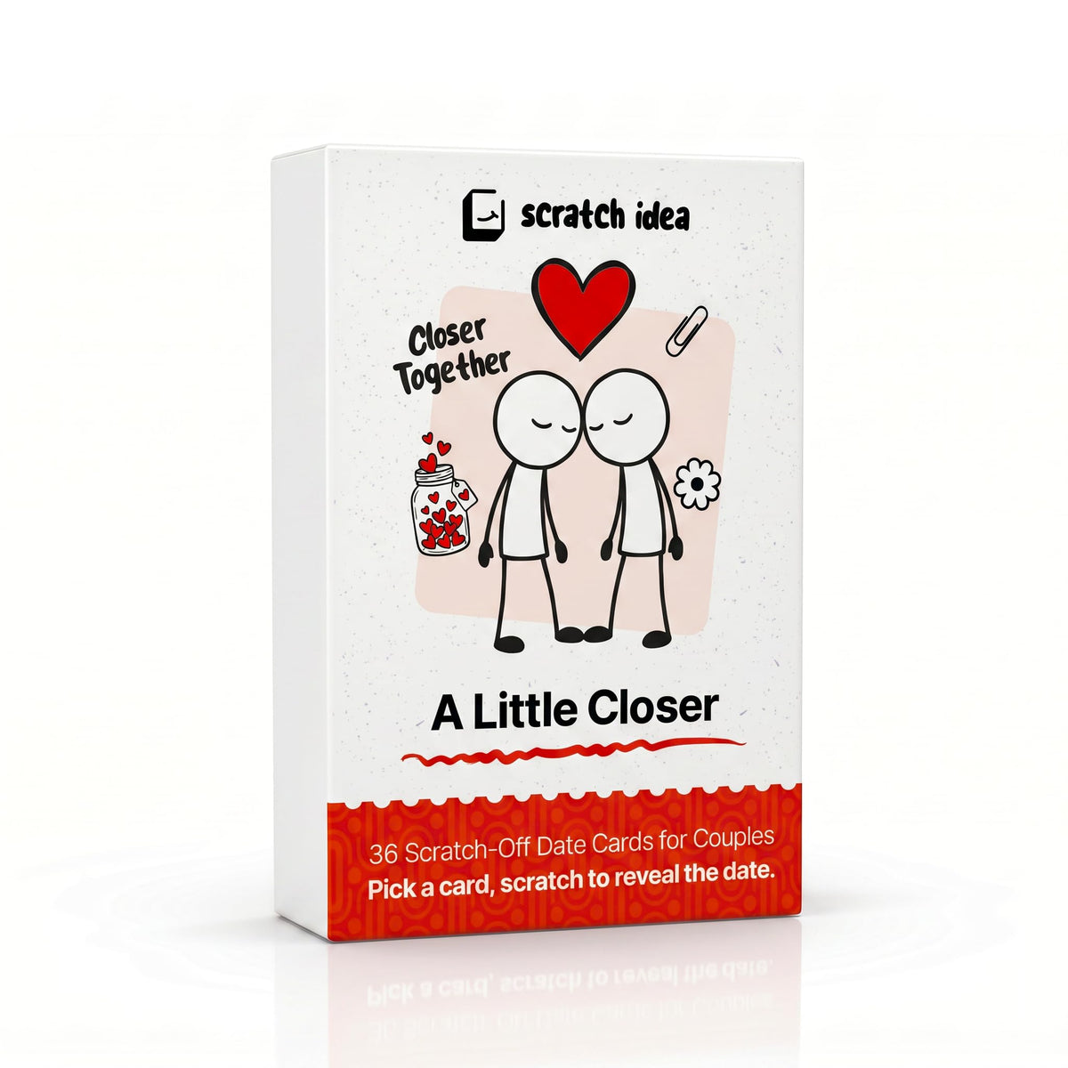 A Little Closer scratch-off date night cards gift box
