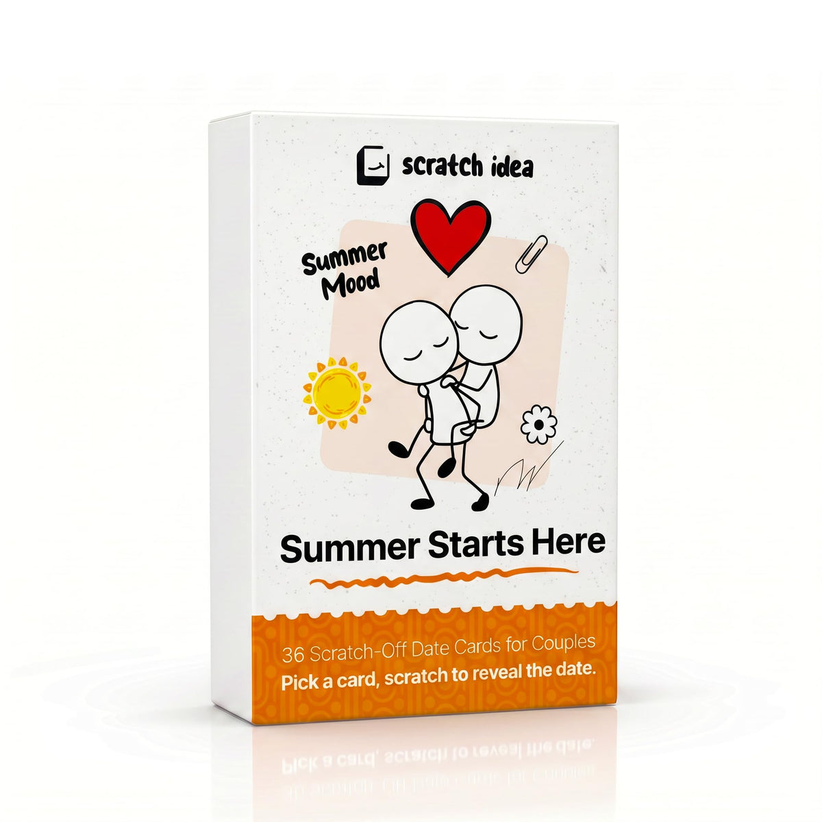 Summer Starts Here scratch-off date night cards gift box